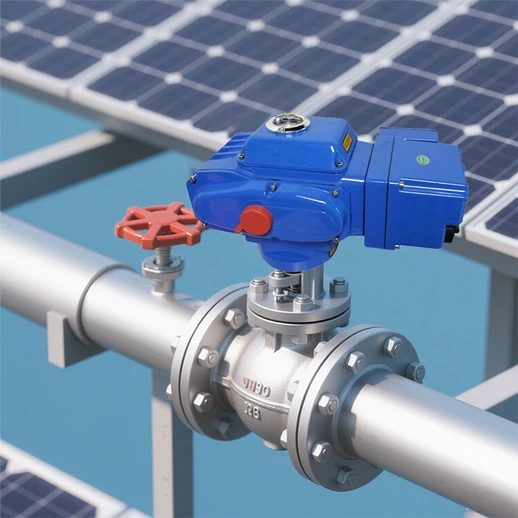 Solar Panel Electric Valve Actuator DC24V Solar Panel Electric Valve Actuator DC24V