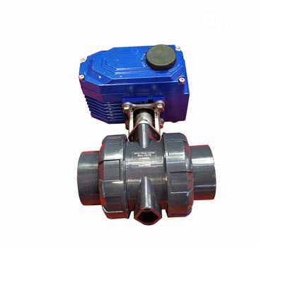 Q911F-10S 2 inča DN50 električni PVC kuglični ventil