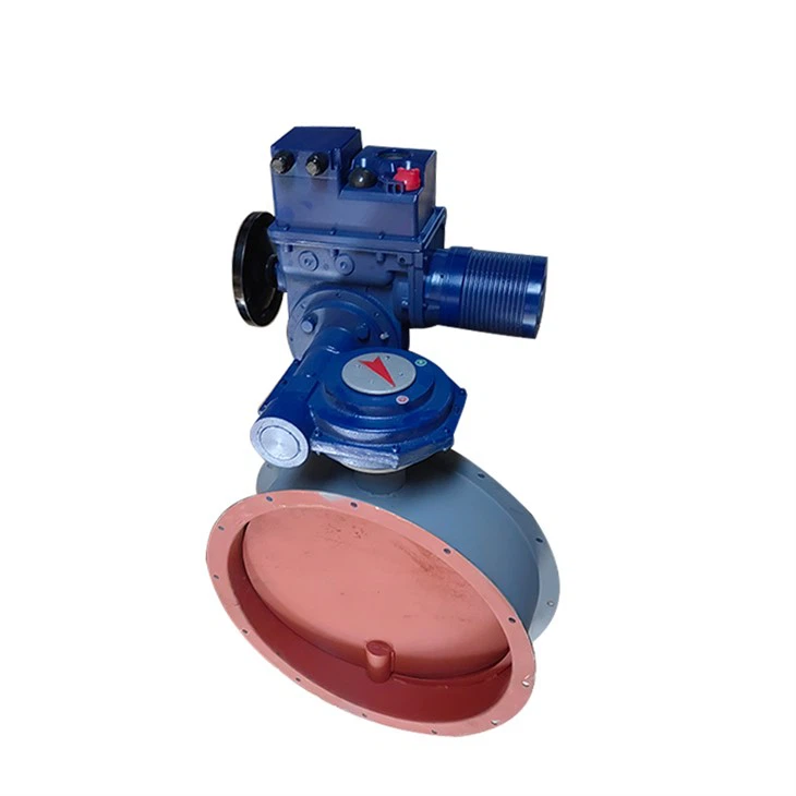 DN500 Electric Regulating Flue Gas Damper Valved